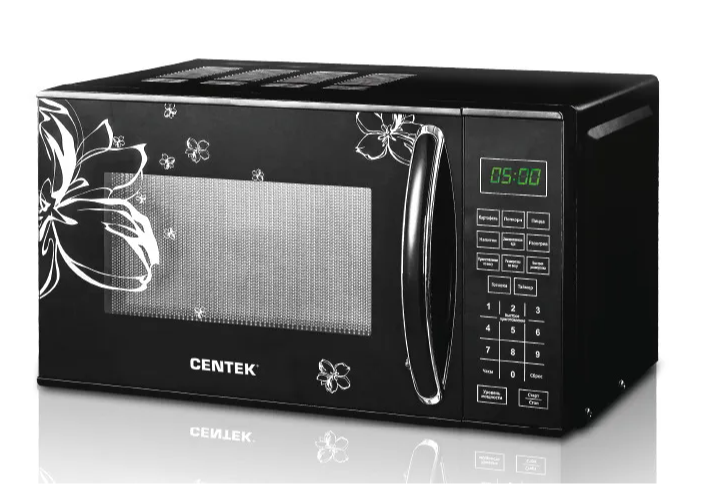 Микроволновая печь CENTEK CT-1579 Black/Flowers