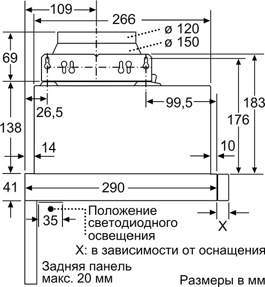 Фотография Вытяжка BOSCH DFM064A53