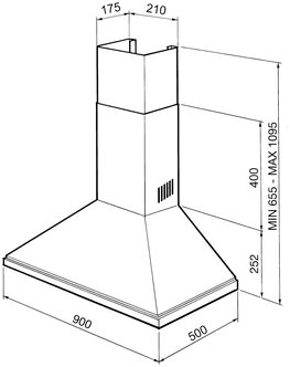 Фото Вытяжка SMEG KSED95PE