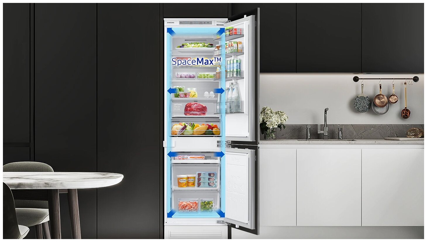 Встраиваемый холодильник SAMSUNG BRB306054WW/WT Казахстан