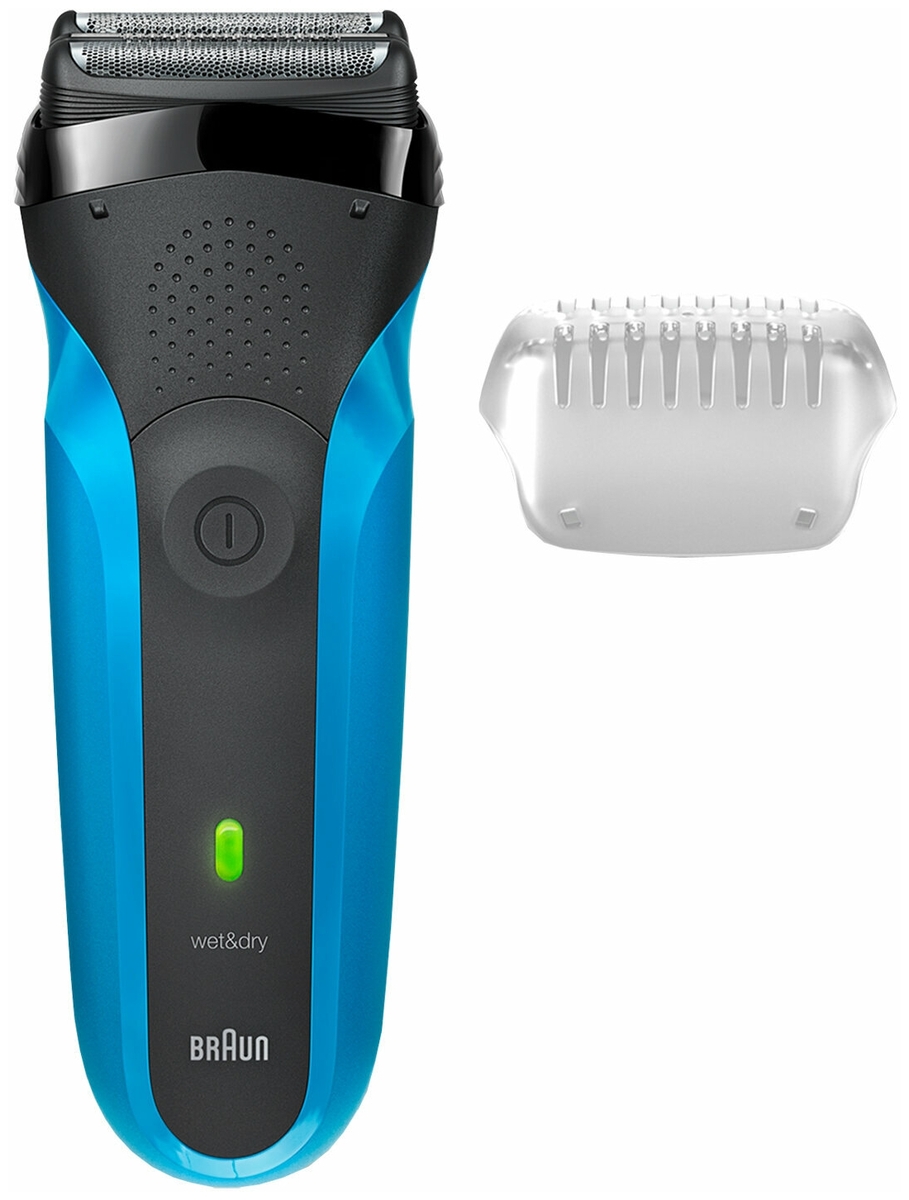 Бритва BRAUN SHAVER 310 BLK/BLU BOX EURO