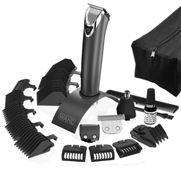 Фотография Триммер для усов и бороды WAHL Travel Kit Deluxe Black-серебро