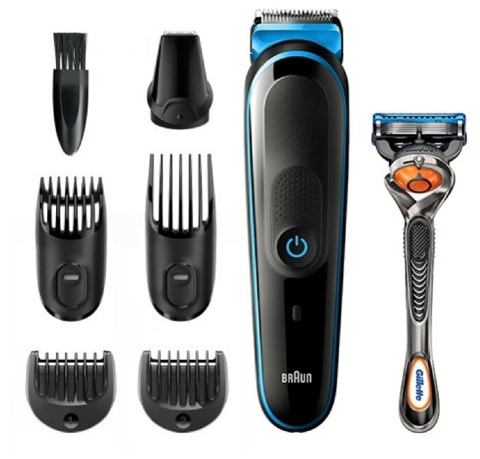 Машинка для стрижки BRAUN MGK5245 + Бритва Gillette