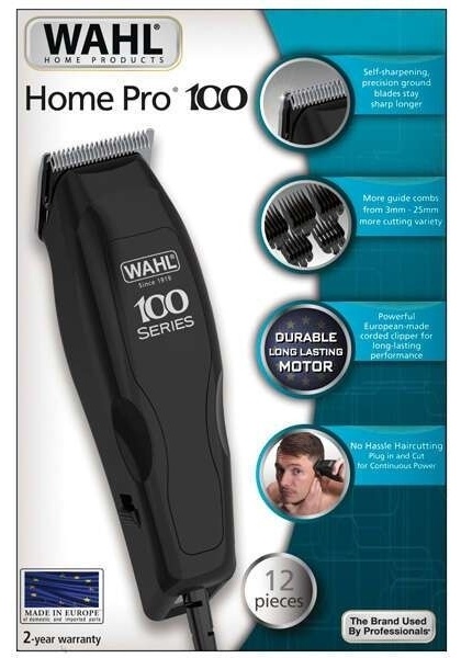 Картинка Машинка для стрижки WAHL Home Pro 100 Clipper Black