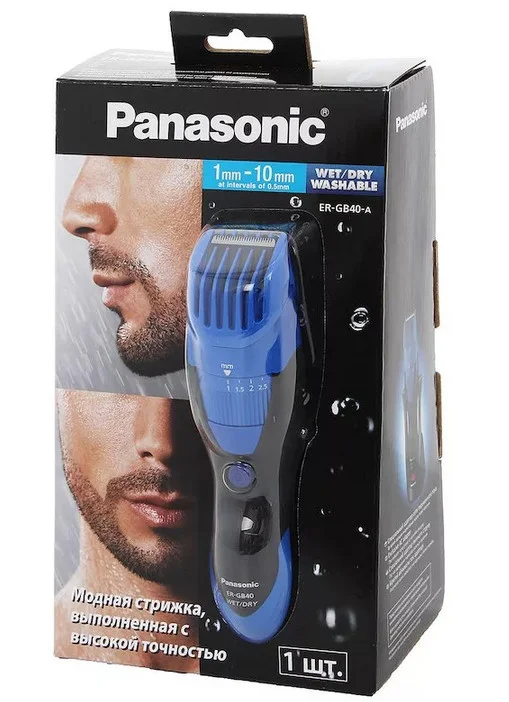 картинка Машинка Panasonic для бороды и усов ER-GB40-A520 от магазина 1.kz