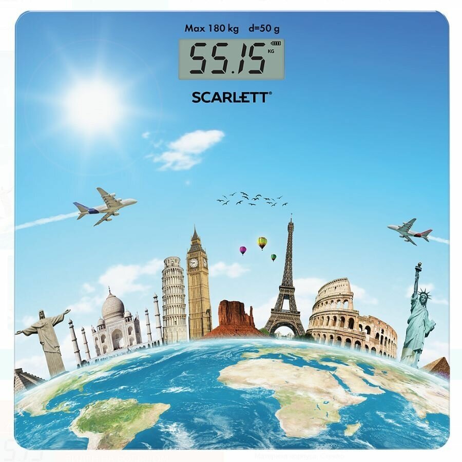 Картинка Весы напольные SCARLETT SC-BS33E021