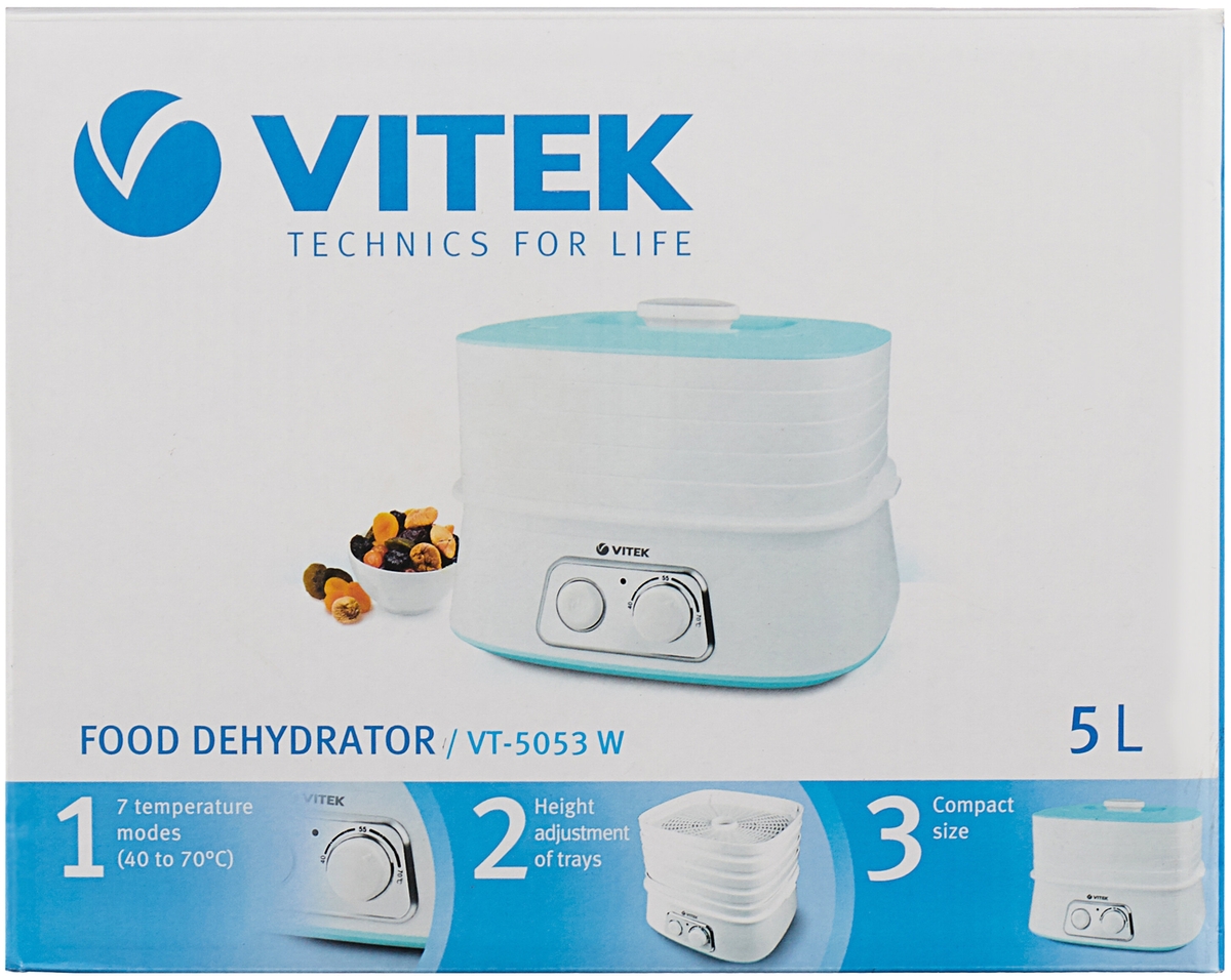 Сушилка для овощей и фруктов VITEK VT- 5053 Казахстан