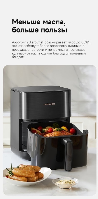 Аэрогриль DREAME Trouver FD10 Pro Black (VFF12A) Казахстан