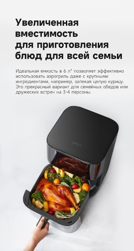 Аэрогриль DREAME Trouver FD10 Pro Black (VFF12A) Казахстан