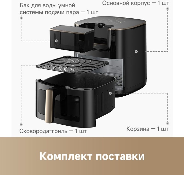 Аэрогриль DREAME AF30 Black Казахстан