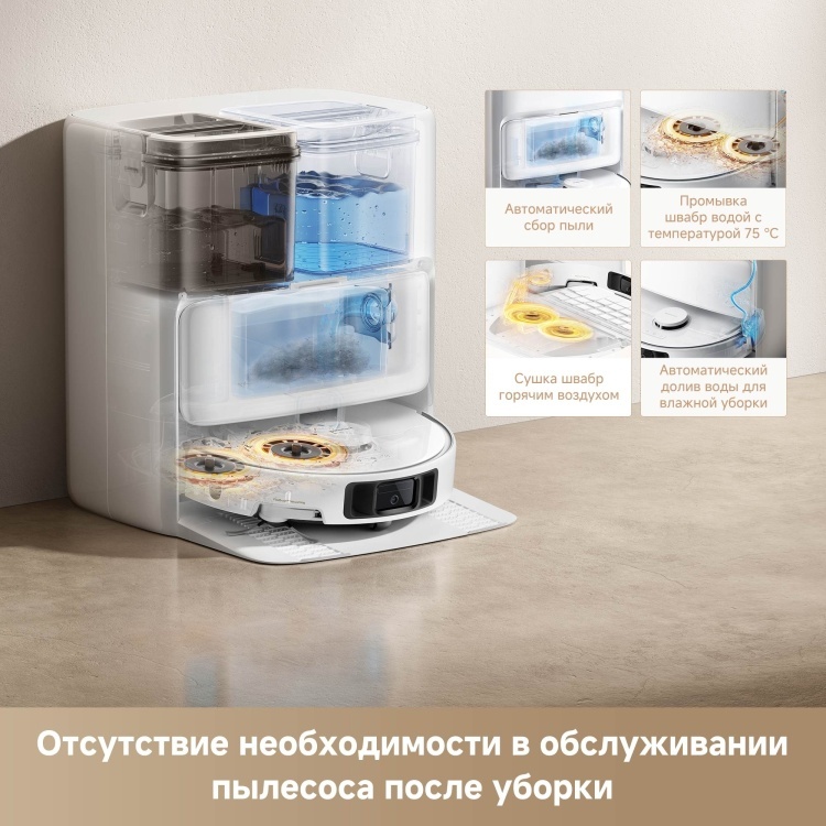 Пылесос Dreame Trouver P50 Ultra (RLP23SE)+подарок Yandex Мини с часами (YNDX-00020) заказать
