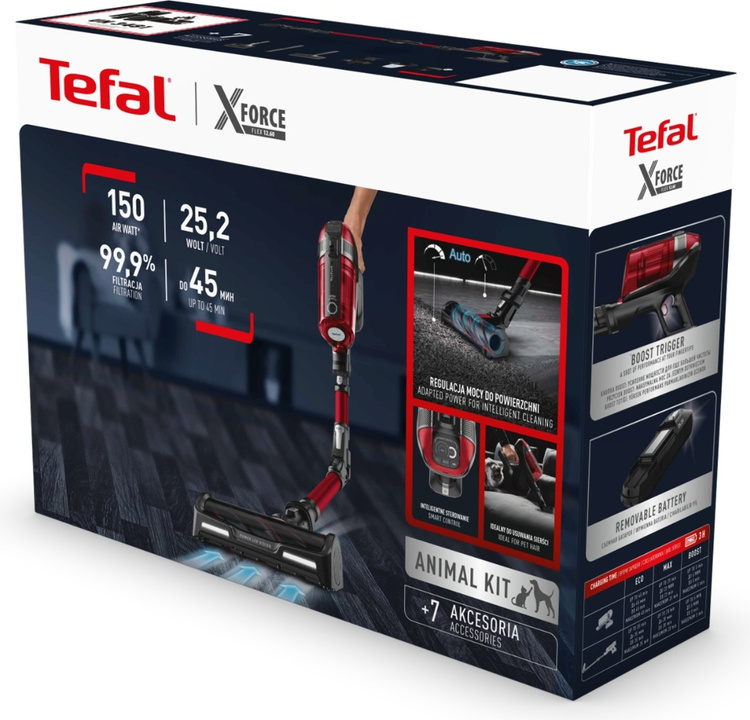 Цена Пылесос TEFAL X-FORCE FLEX 12.60 ANIMAL AUTO TY98A9WO