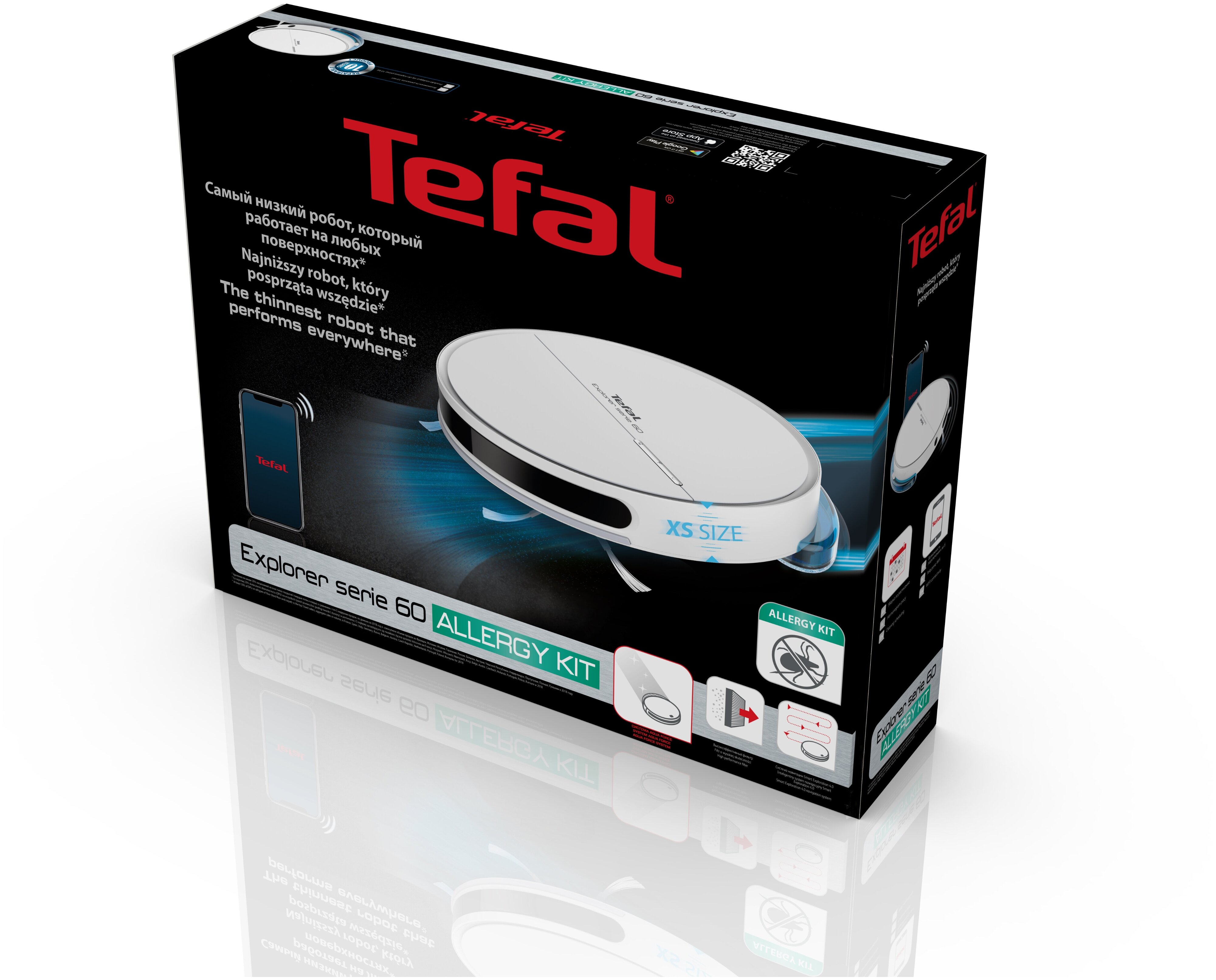 Цена Робот-пылесос TEFAL RG7447WH