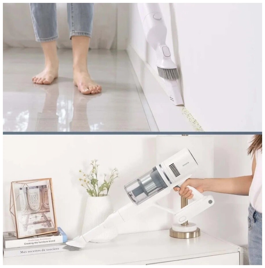 Картинка Пылесос XIAOMI Dreame Cordless Stick Vacuum P10 White VPD1