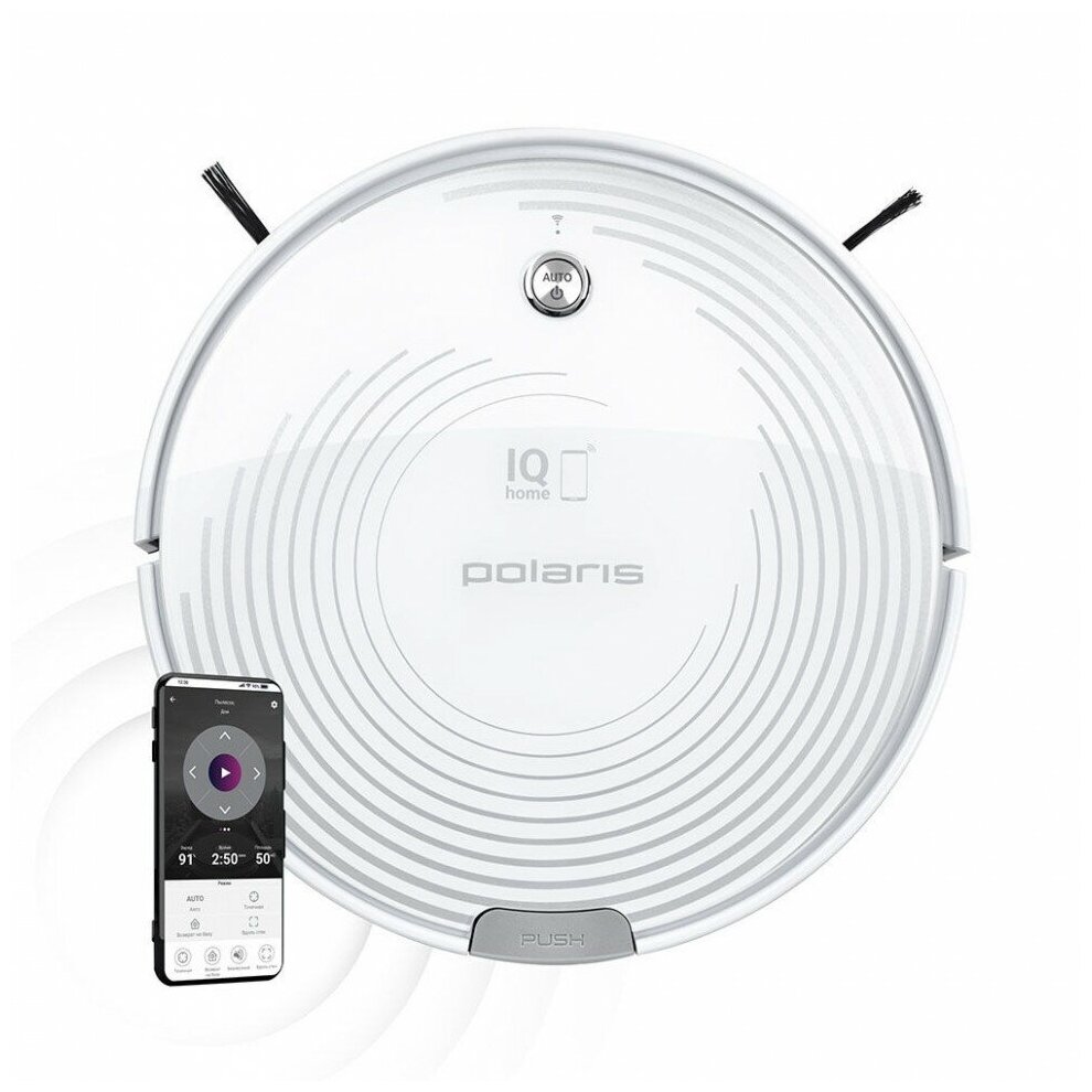 Фотография Пылесос POLARIS PVCR 0833 WI FI IQ Home White