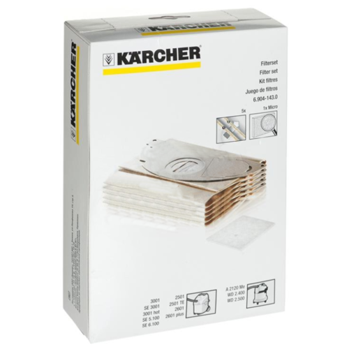 Фото Аксессуар для пылесоса KARCHER фильтр-мешки 5 шт (6.904-143.0)