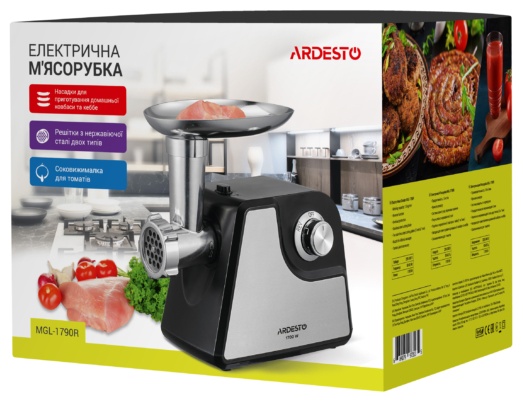 Мясорубка ARDESTO MGL-1790R+чайник EKL-F300W Казахстан