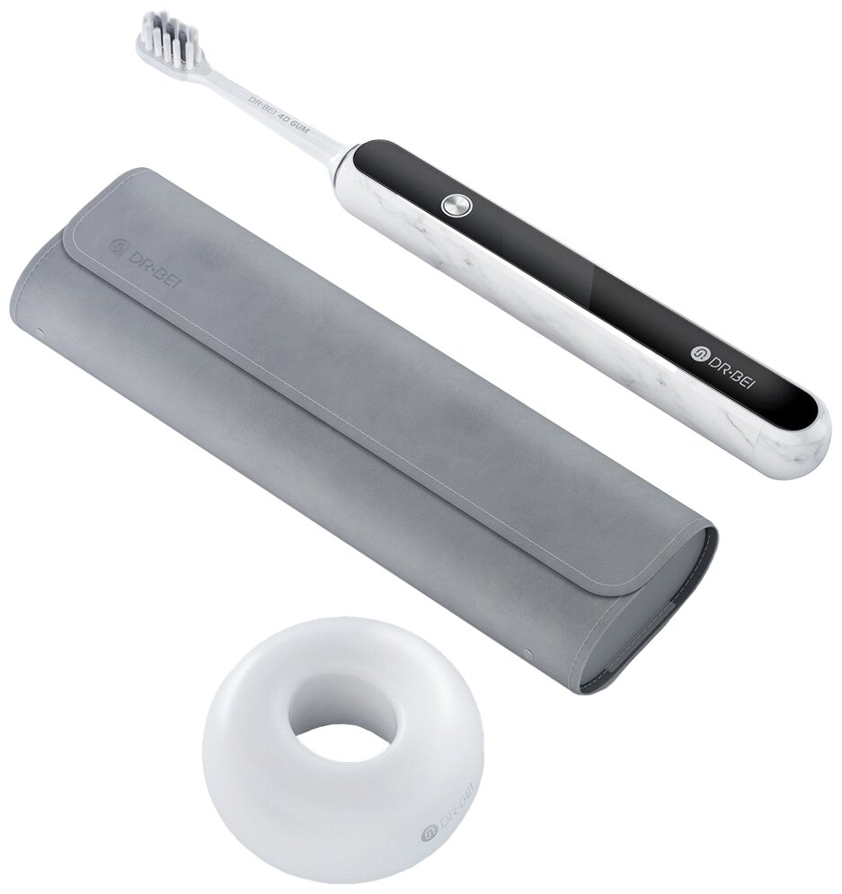 Фото Зубная щетка DR.BEI Sonic Electric Toothbrush S7 мраморно-белая DR.BEI S7 Marbling White
