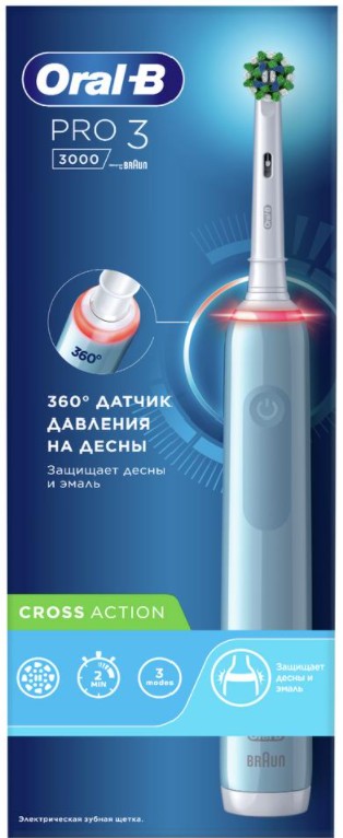 Зубная щетка BRAUN Oral-B Pro 3 D505.513.3 Blue