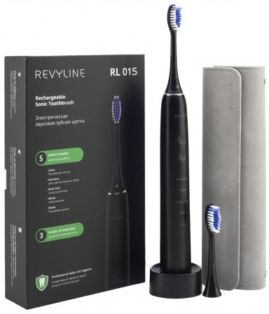 Цена Электрическая зубная щетка Revyline RL 015 Black