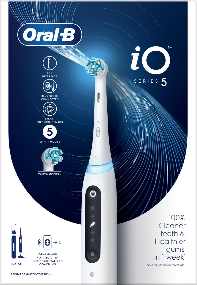 Зубная щетка BRAUN Oral-B iO Series 5 White Казахстан