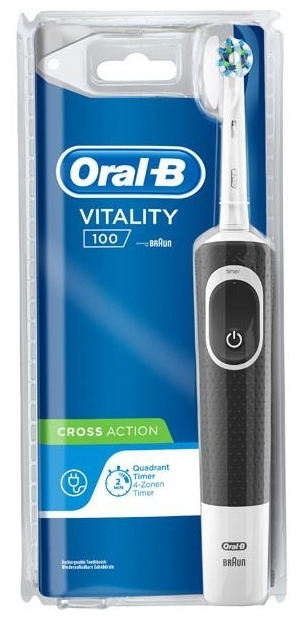 Зубная щетка BRAUN Oral-B Vitality CrossAction D100.423.1 Black (3710) Казахстан