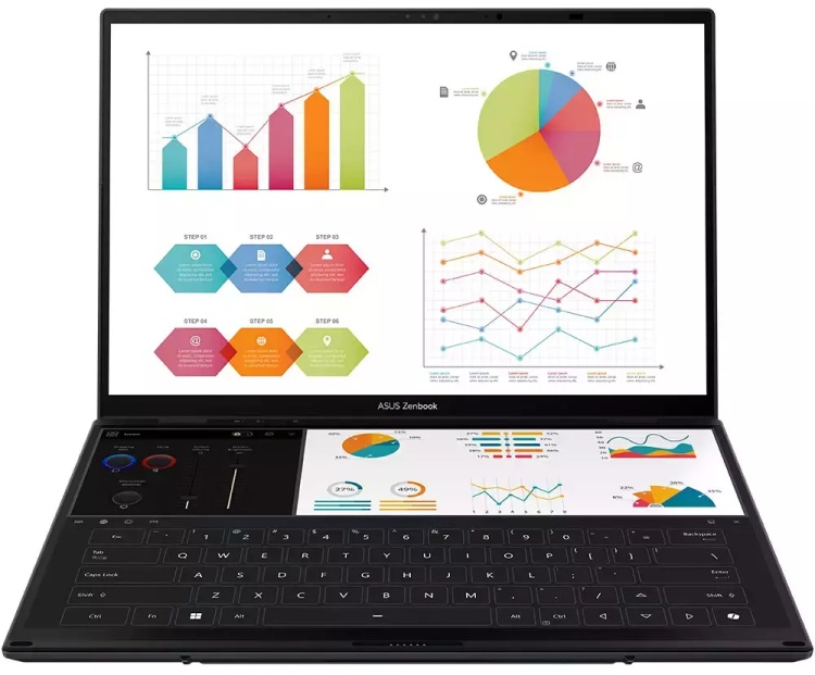 Ноутбук ASUS Zenbook Duo UX8406CA-QL078W (90NB14X1-M00320) Казахстан