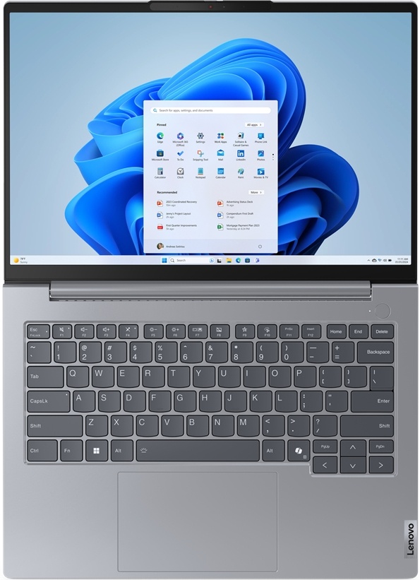 Картинка Ноутбук LENOVO ThinkBook 14'wuxga/ultra 5-125u/16Gb/512Gb/NOS (21MR0095RU)