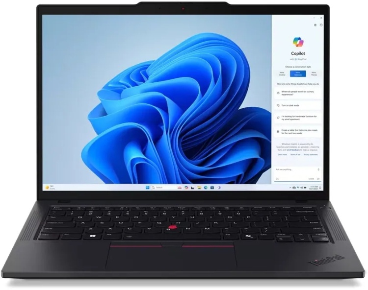 Ноутбук LENOVO ThinkPad T14 G5 14'wuxga/Ryzen 7-8840u/32Gb/1Tb/Int/WinPro (21MC001NRT)