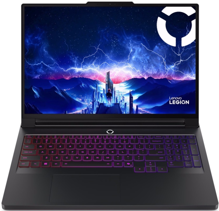 Фото Ноутбук LENOVO Legion Pro 7 16"wqxga/Ultra9-275HX/32GB/1TB/GF RTX5070 12GB/Win11 (83F50027RK)
