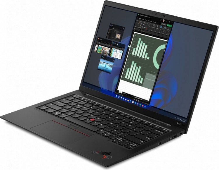 Фотография Ноутбук LENOVO Thinkpad X1 Carbon 14,0/i5-1235u/16gb/512gb/Win11 Pro (21CB004GRT)