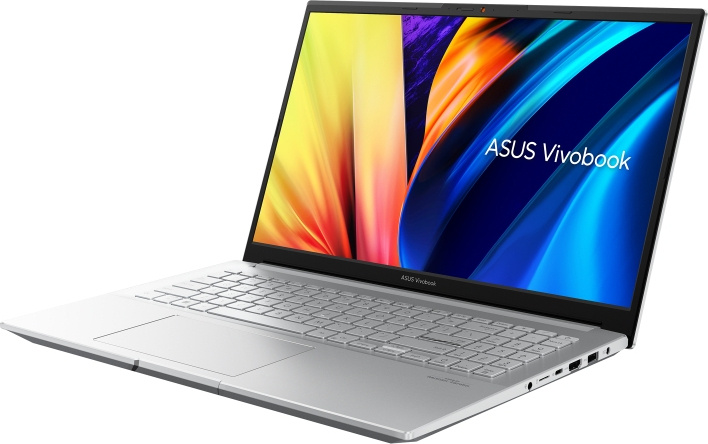 Картинка Ноутбук ASUS Vivobook Pro 15 OLED R5-5600H/8G/512G/GTX1650/NoOS/Cool Silver (M6500QH-HN075)