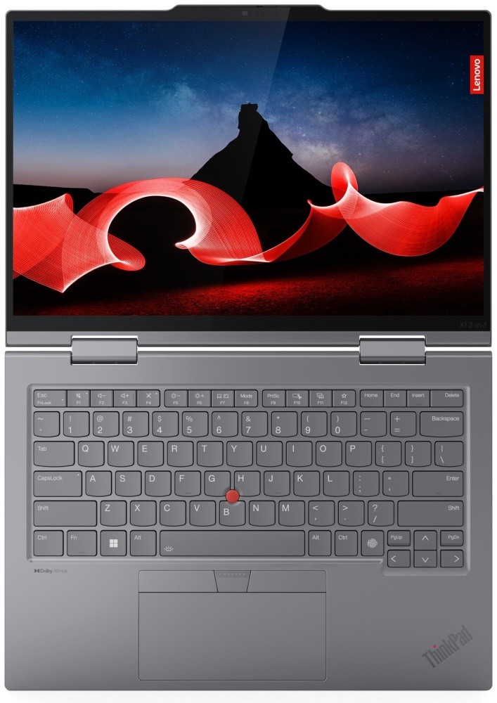 Картинка Ноутбук LENOVO ThinkPad X1 2in1 Yoga G9 14'wuxga/ultra 7-155h/32gb/1Tb/Int/Dos (21KE006ART)