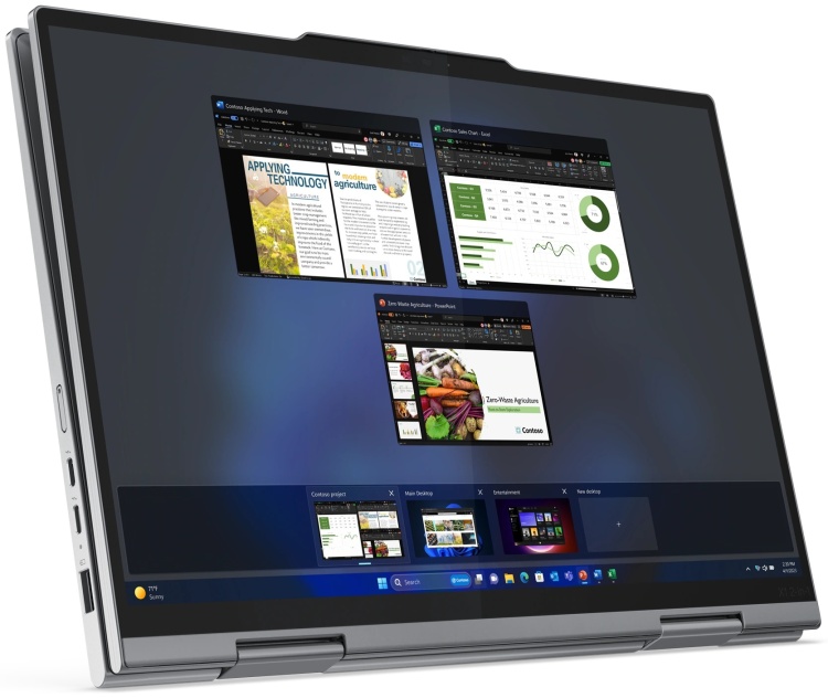 Цена Ноутбук LENOVO ThinkPad X1 2in1 Yoga G9 14'wuxga/ultra 7-155h/32gb/1Tb/Int/Dos (21KE006ART)
