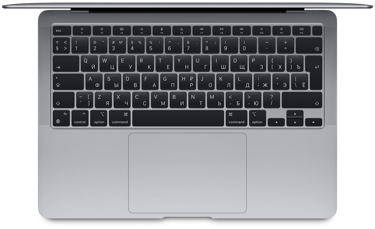 Фото Ноутбук APPLE MacBook Air 13,3 Apple chip M1/16Gb/SSD 256Gb/Space Gray A2337 model/IOS(Z1240004P)