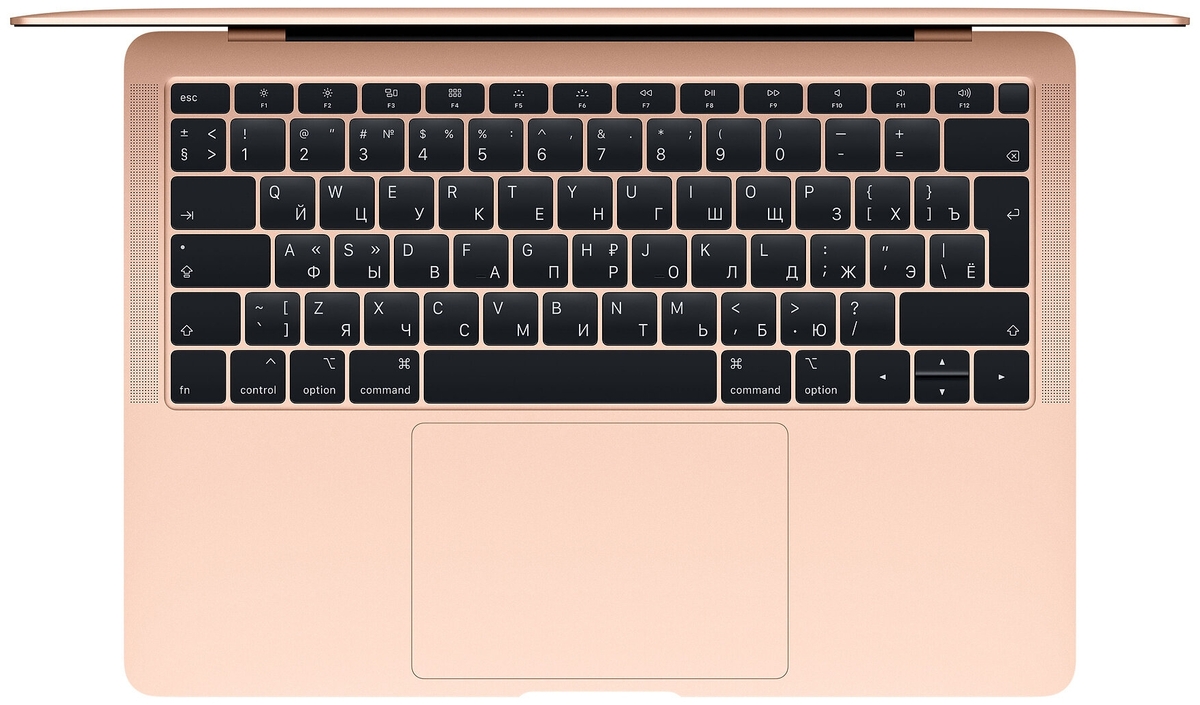 Фото Ноутбук APPLE MacBook AIR 2019 13,3'WQXGA/Core i5-8210Y/8GB/256Gb SSD/MacOS/Gold (MVFN2 )