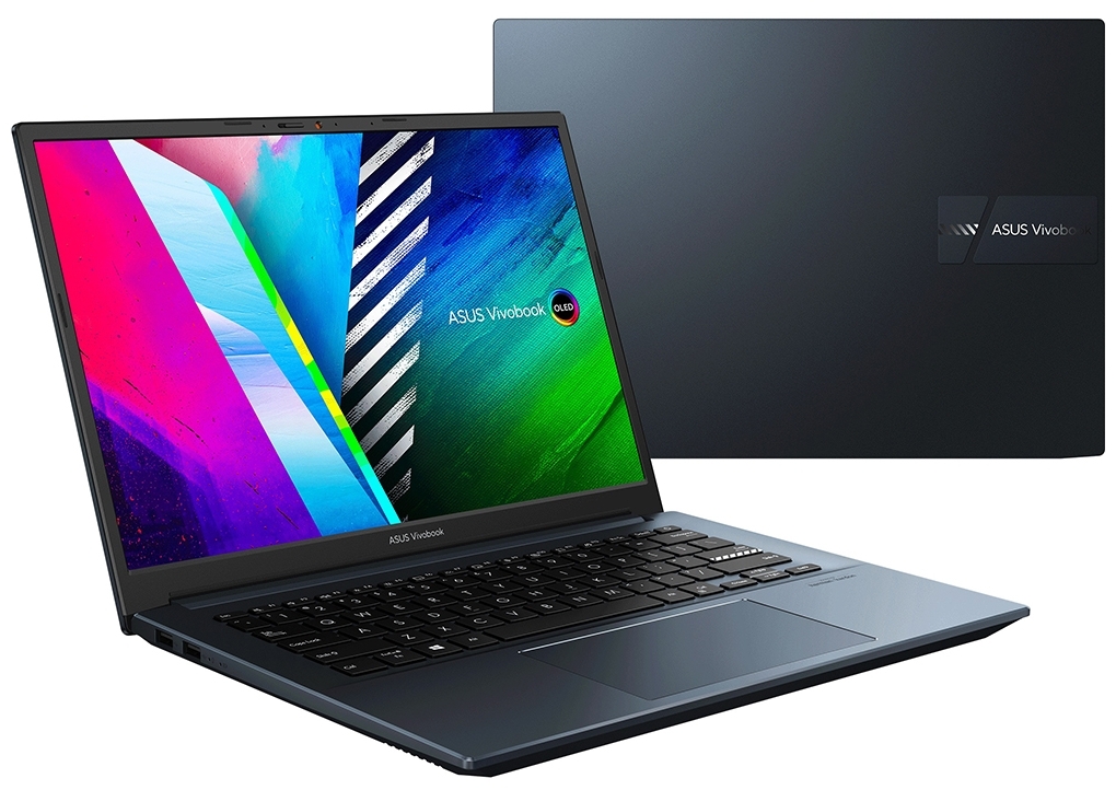 Фотография Ноутбук ASUS Vivobook Pro 14 OLED M3401QA-KM020W Silver (90NB0VZ3-M01140)