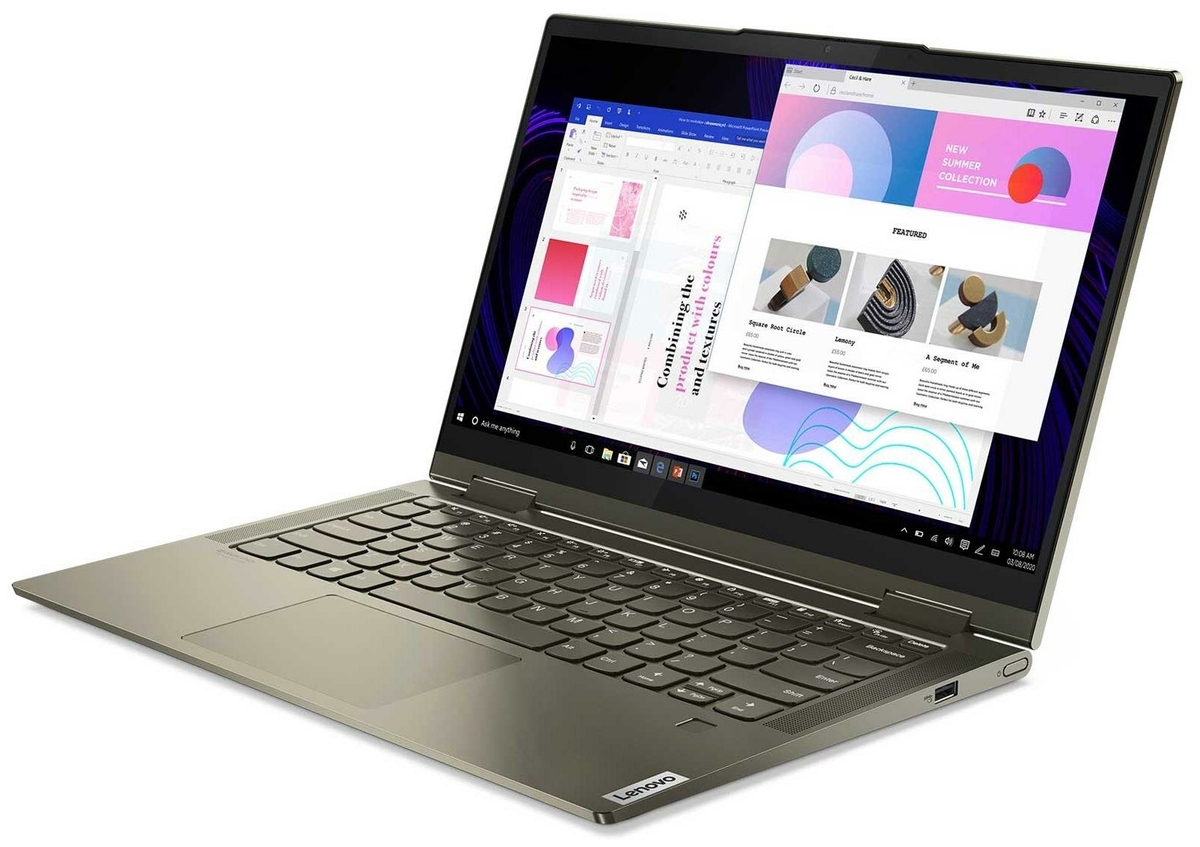 Купить Ноутбук LENOVO Yoga Slim7 14,0'FHD/Core i5-1135G7/8Gb/512Gb SSD/Win10 (82A300CVRK)