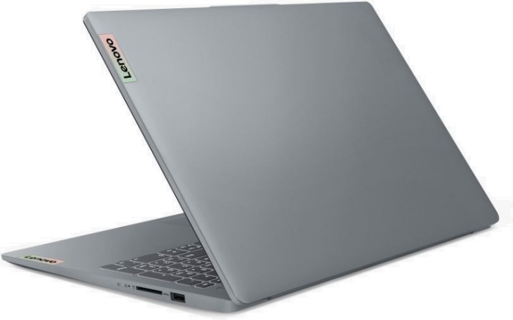 Картинка Ноутбук LENOVO IP3 Slim 15,6'FHD/Ryzen 5-7520U/8gb/512gb/NOS (82XQ00J7RK)