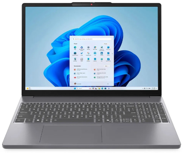 Фотография Ноутбук LENOVO IdeaPad Slim 3 15ARP10 (83K7000WRK)