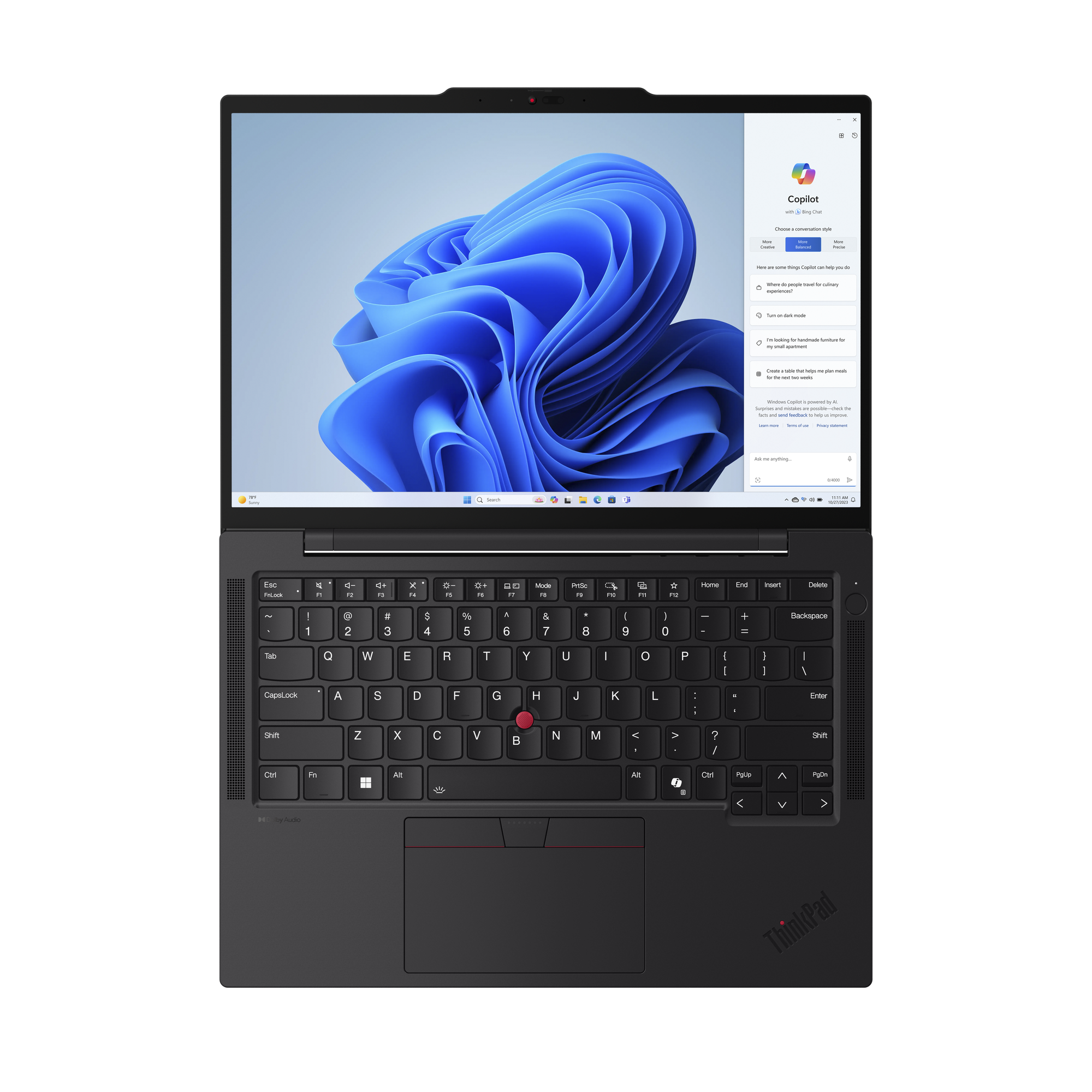 Купить Ноутбук LENOVO ThinkPad T14s G5 14'Oled 2.8K/Core ultra7-155u/32Gb/1TB/Int/Win Pro (21LS004TRT)