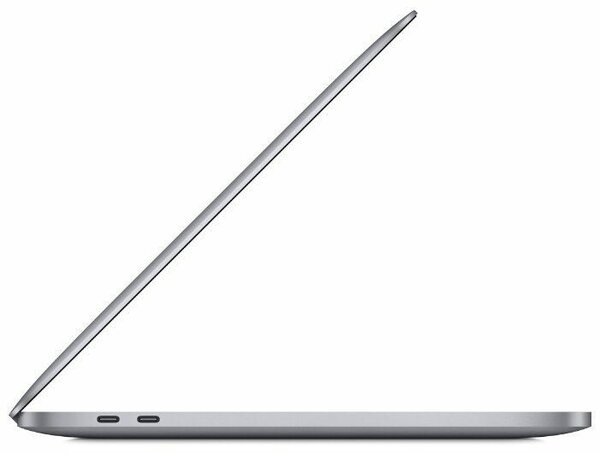 Фотография Ноутбук APPLE MacBook PRO 2020 13'/M1-8 core/8GB/256Gb/MacOS Spave Grey (MYD82)