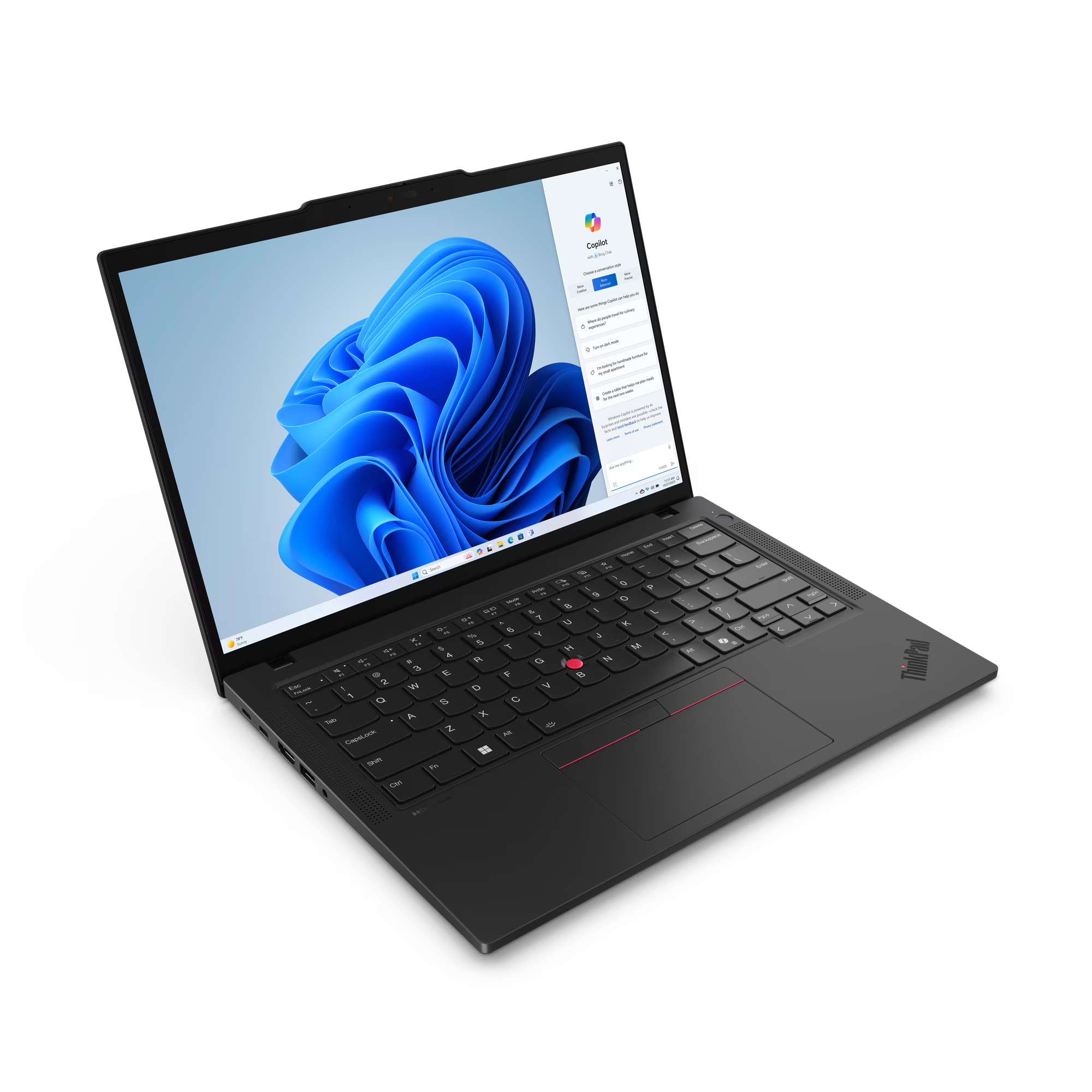 Фото Ноутбук LENOVO ThinkPad T14 G5 14'wuxga/Core ult7-155u/32Gb/1Tb/Int/Dos (21ML00C4RT)