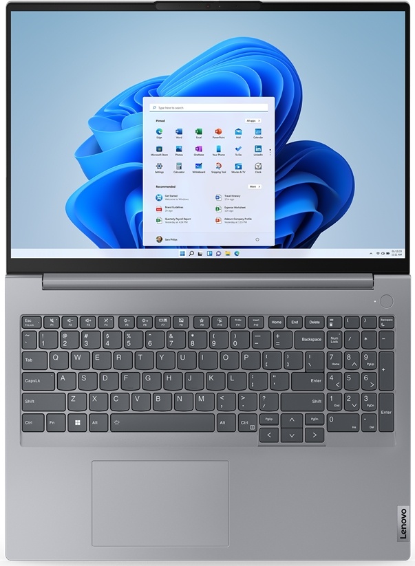 Картинка Ноутбук LENOVO ThinkBook 16,0'wuxga/i5-13420h/16GB/512GB/NOS (21KH00SXRU)