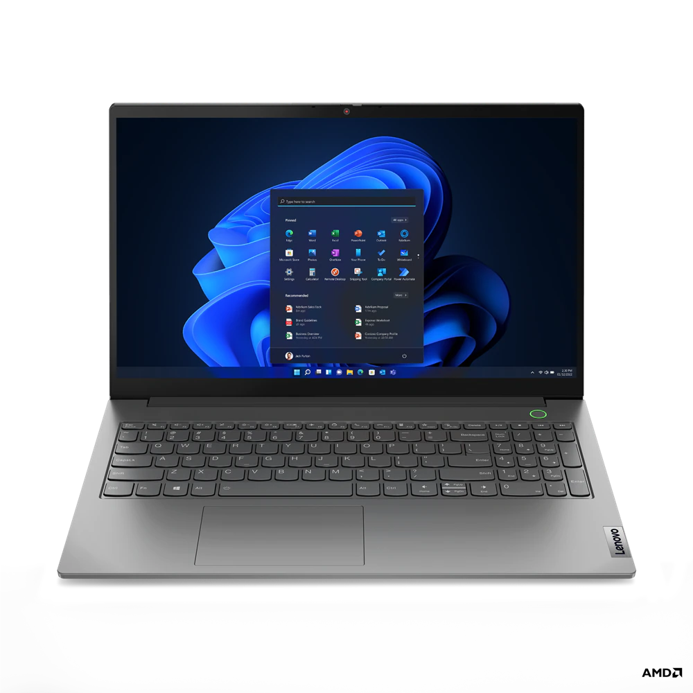 Фотография Ноутбук LENOVO Thinkbook 15,6/Ryzen 5-5625u/8Gb/512Gb/Win11Pro (21DL000ARU)