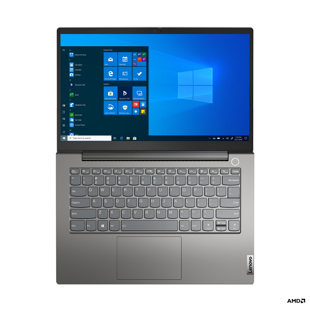 Картинка Ноутбук LENOVO ThinkBook 14/Ryzen 3 5300U/8GB/512GB/DOS (21A2003TRU)