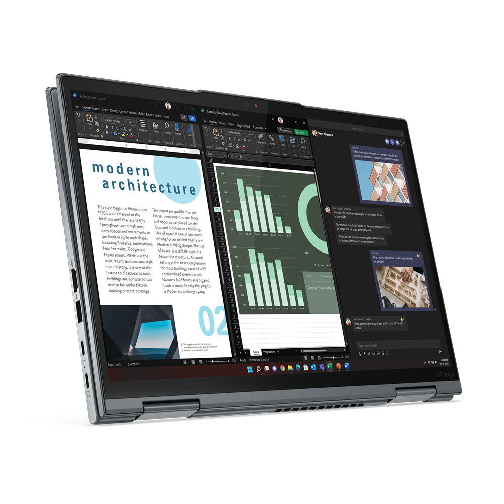 Картинка Ноутбук LENOVO ThinkPad X1 Yoga touch 14.0"/i7-1355u/16Gb/512Gb/Win11 pro (21HQ002VRT)