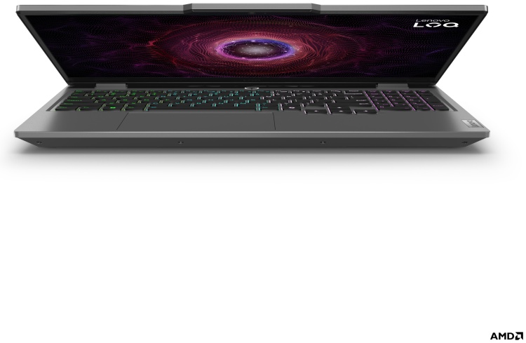 Картинка Ноутбук LENOVO LOQ3 15.6"FHD/Ryzen 5-8645HS/16Gb/1TB/GF RTX4050 6GB/NOS (83DX00BGRK)