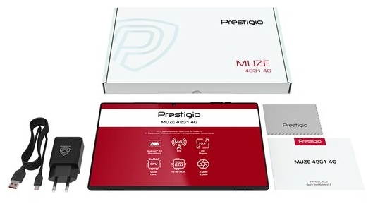 Планшет PRESTIGIO Muze Dark Grey PMT4231_4G_D_EU Казахстан