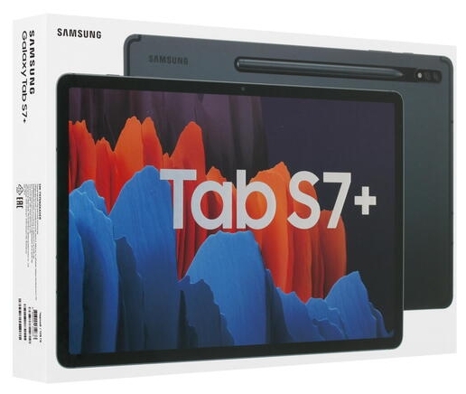 Купить Планшет SAMSUNG Galaxy Tab S7+ 12.4" 128Gb Black (SM-T975NZKASKZ)